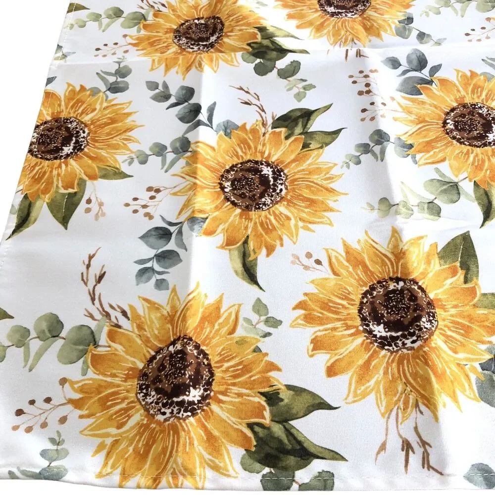 Robert Stanley 4 Napkins and Table Runner Fall Country Sun Flower Unused READ